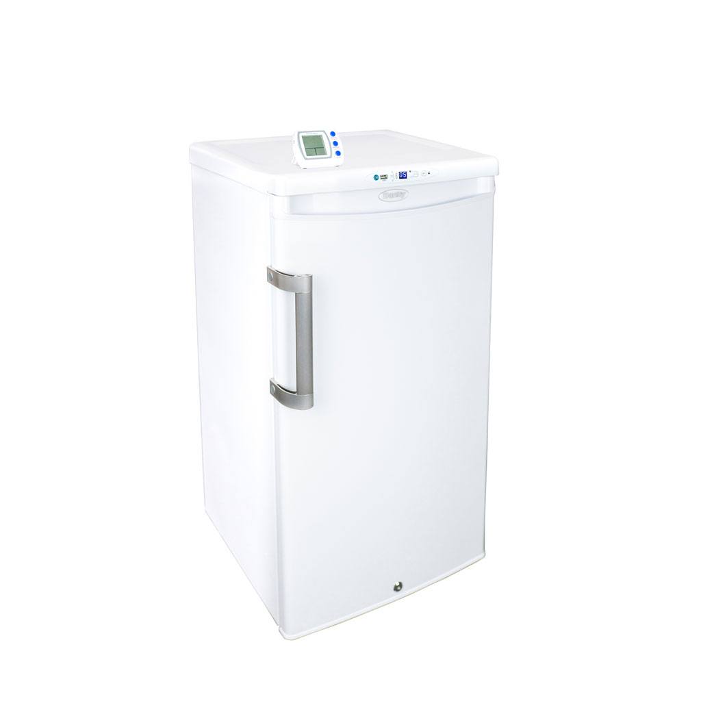 Danby Health 3.2 cu. ft. Medical Fridge in White 11 Danby dh032a1w right temp