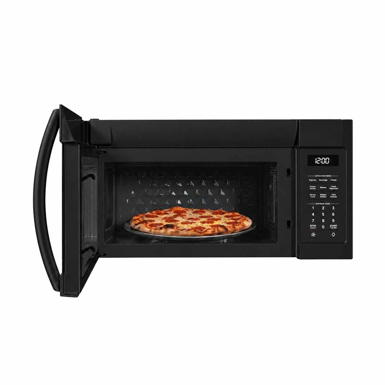 1.7 cu. ft. Over the Range Microwave – 1000 W 8 Danby dom1742b1bdb frontpropped