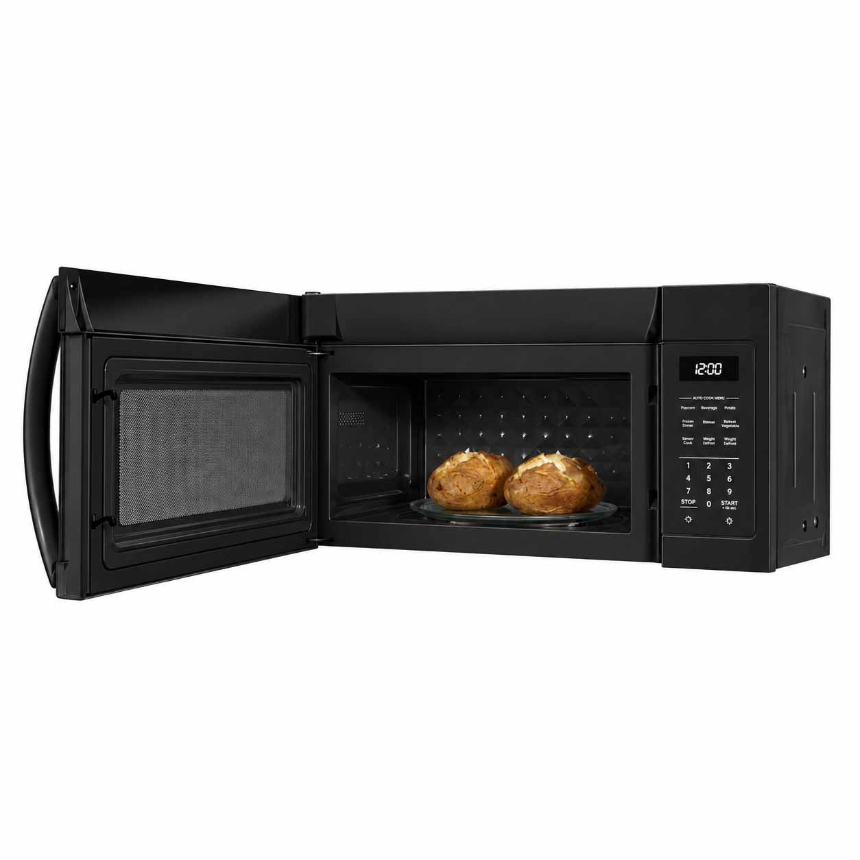 1.7 cu. ft. Over the Range Microwave – 1000 W 9 Danby dom1742b1bdb leftpropped