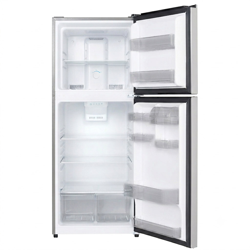 Danby dff116b2sscdbr front open