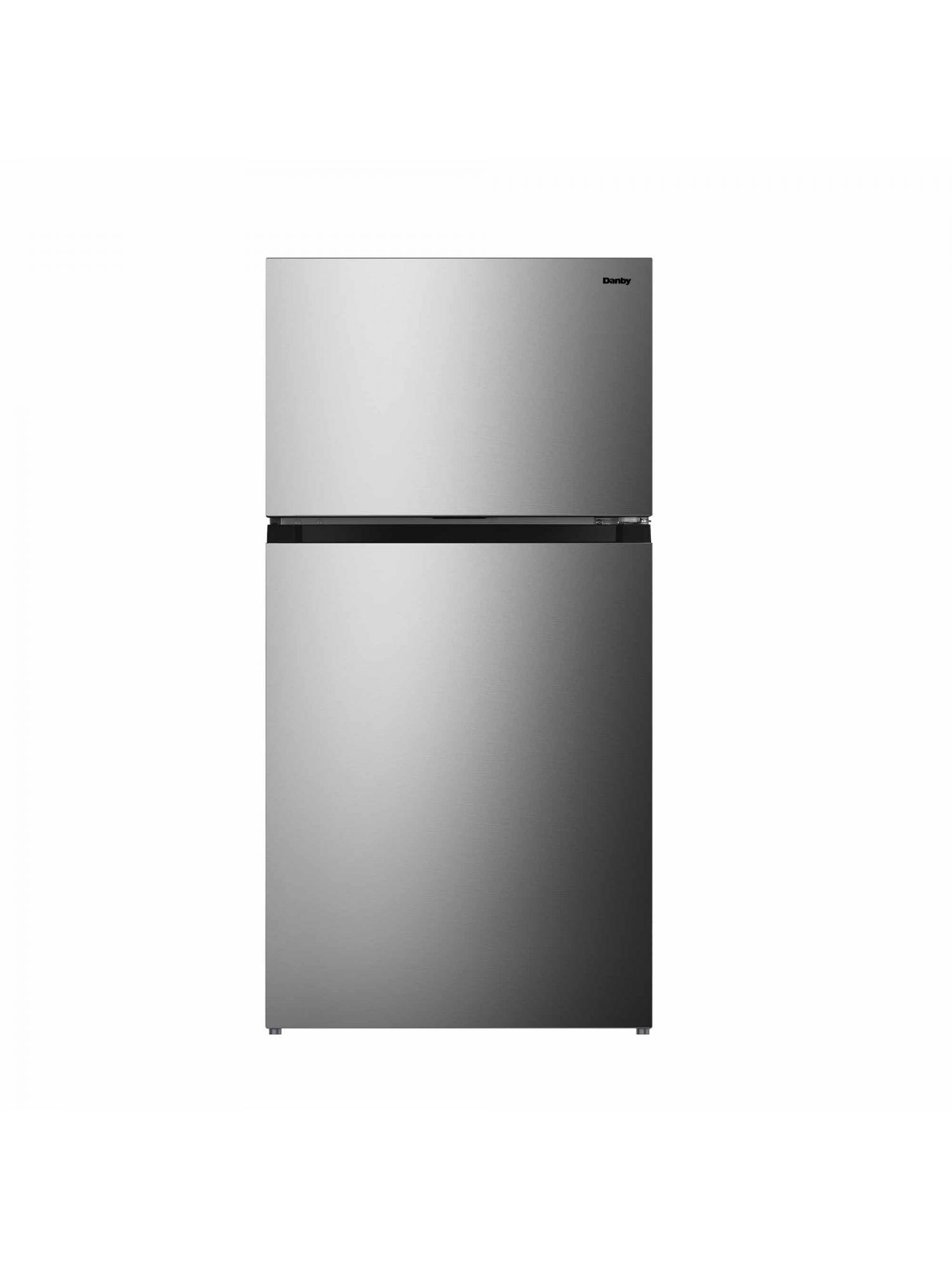 Danby 18.0 cu. ft. Top Mount Mid Size Fridge in Stainless Look