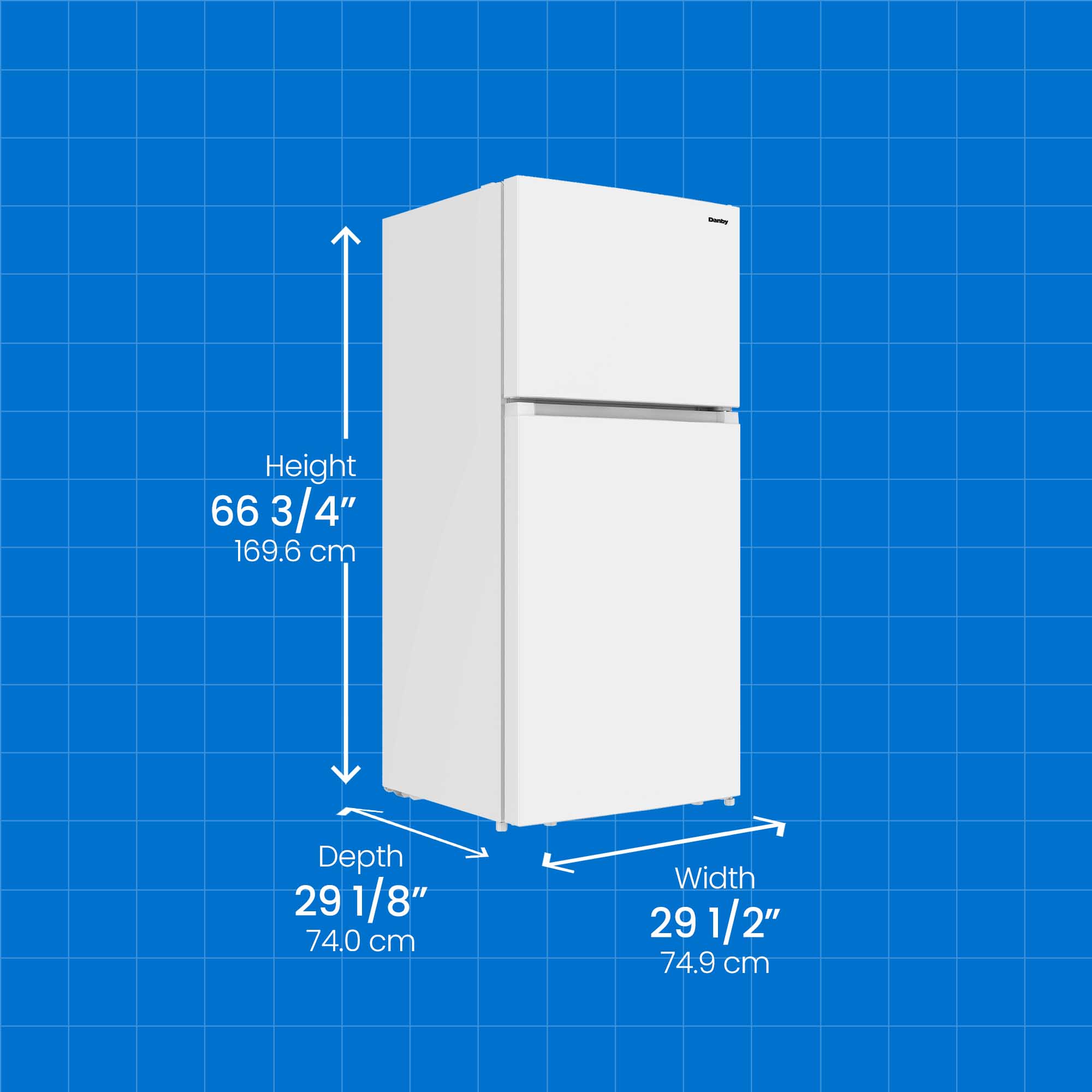 Danby dff180b1wcdbr dimensions